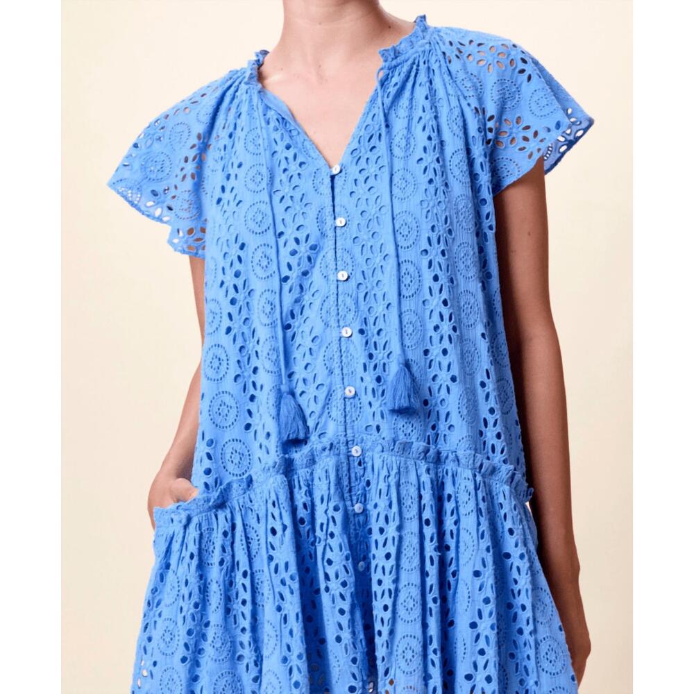 NEW CLEOBELLA lydia mini dress in blue bonnet - Picture 5 of 6
